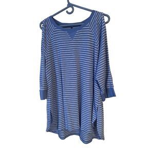 Calvin Klein Cold Shoulder Tunic Top 1X